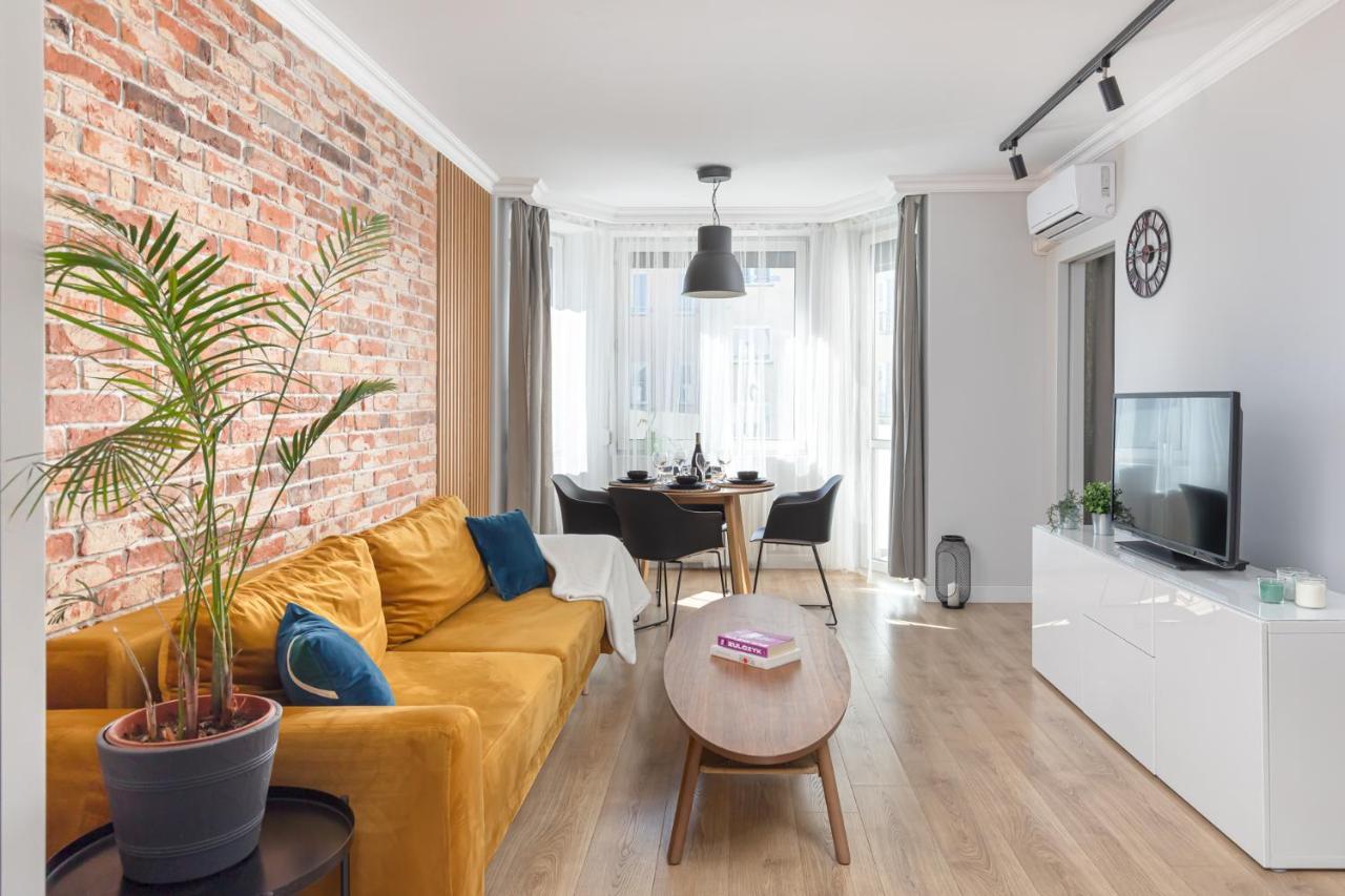 Stylowy Apartament Z Pieknym Widokiem Na Miasto Varšava Exteriér fotografie