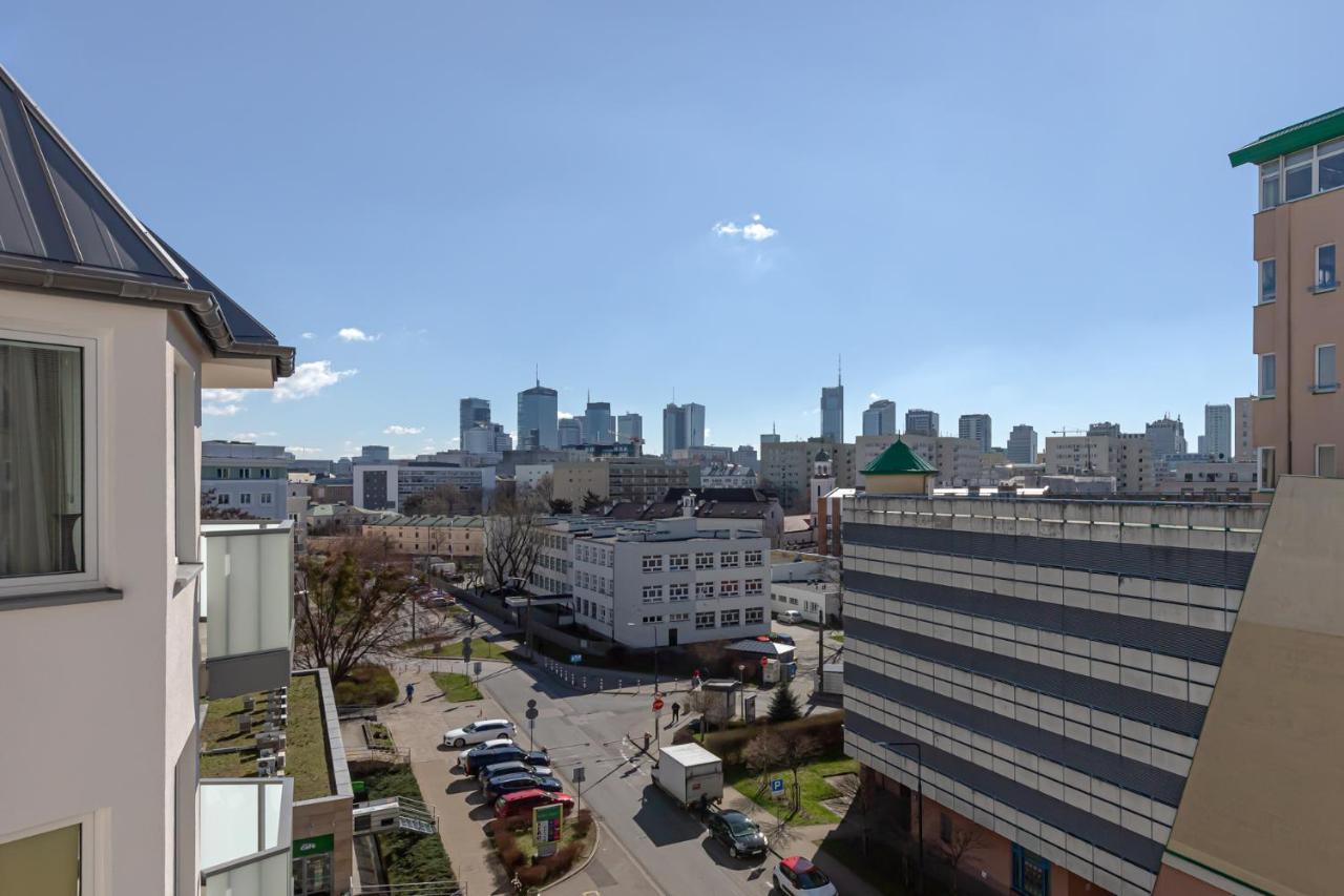 Stylowy Apartament Z Pieknym Widokiem Na Miasto Varšava Exteriér fotografie