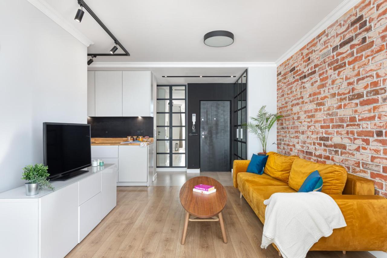 Stylowy Apartament Z Pieknym Widokiem Na Miasto Varšava Exteriér fotografie